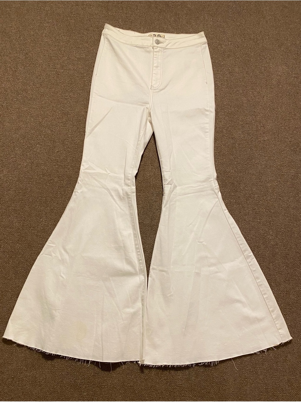 We The Free by Free People White Flare Jeans